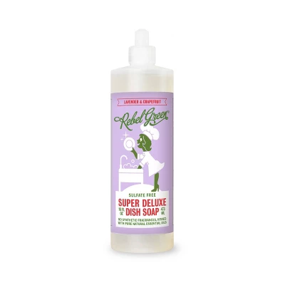 Rebel Green Lavender & Grapefruit Dish Soap - 16oz/2ct 3 Rebel Green Lavender & Grapefruit Dish Soap - 16oz/2ct