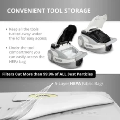 Prolux TerraVac 5 Speed Quiet Canister Vacuum Cleaner With Sealed HEPA Filter -Household Cleaning Supplies GUEST 5958d72b d8a0 4de5 9337 558920c937db