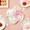 Blue Panda 150 Pack Pink Floral Paper Napkins For Bridal Shower, Birthday, Spring Tea Party, 6.5 In -Household Cleaning Supplies GUEST 5a66d2cb 95da 4d00 ab4c cda4be439f6a