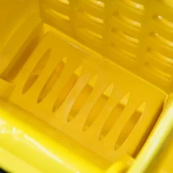 HOMCOM Mop Bucket Cart With Side Press Wringer, Metal Handle And 34 Quart Capacity -Household Cleaning Supplies GUEST 5b7bdefc 8f34 4217 9d82 ea091e9036e1