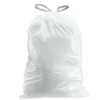 Plasticplace Trash Bags Simplehuman®* Code P Compatible (200 Count) White -Household Cleaning Supplies GUEST 5baa8ab0 c452 4e51 ad8a 68efca7eb935 1