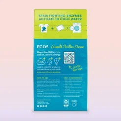 ECOS Plastic-Free Laundry Detergent Packs - Free & Clear - 17.98oz/40pk