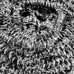 Unique Bargains Stainless Steel Scrubbers Kitchen Scouring Pads Silver Tone 0.8" X 0.8" 6 Pcs