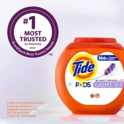 Tide Pods Light Laundry Detergent - White Lavender -Household Cleaning Supplies GUEST 60a15249 776d 49d9 bb95 cc5caf7c4819