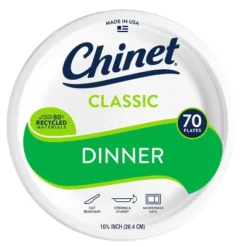 Chinet Classic Dinner Plate -Household Cleaning Supplies GUEST 65376b7f 0fba 45b5 987f e3e1d6c742b2