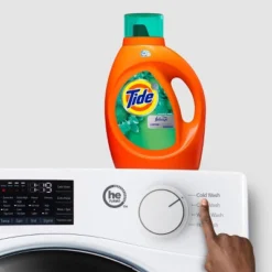 Tide Plus Febreze Freshness Botanical Rain HE Turbo Clean Liquid Laundry Detergent - 92 Fl Oz -Household Cleaning Supplies GUEST 66155cc6 6fad 4370 8623 607779f24b93