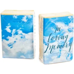 Sparkle And Bash 60 Pack Funeral Facial Tissues For Guests, Pocket Size Memorial Service Favors, In Loving Memory -Household Cleaning Supplies GUEST 662269dd cde3 4768 a51b cae6682bf424