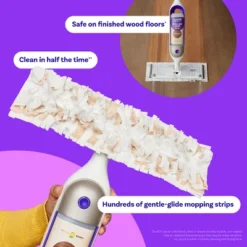 Swiffer Power Mop Wood Mopping Pad Refills For Floor Cleaning