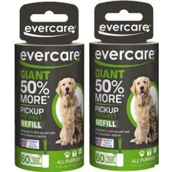 Evercare All Purpose Pet Giant Extreme Stick Lint Roller Refill, 60 Sheets -Household Cleaning Supplies GUEST 66f4c2b9 f425 4038 82c9 9f5b9abc93d5