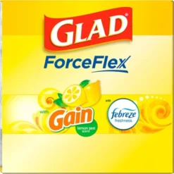 Glad ForceFlex DrawString Trash Bags - Lemon Zest - 13 Gallon - 50ct -Household Cleaning Supplies GUEST 67fbd3d9 c964 4aab 98f4 dfbdce9e13b8