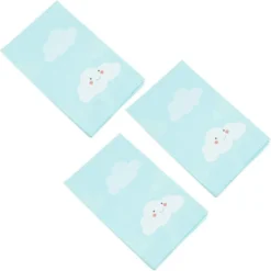 Blue Panda 3-Pack Cloud Disposable Party Table Covers Tablecloth 54"x108" Party Supplies