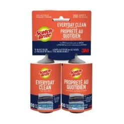 Scotch-Brite Everyday Clean Lint Rollers - 100 Sheets Per Roller -Household Cleaning Supplies GUEST 7074d02d 4d2a 4eeb a511 d0fa1dafd7cf