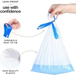 Commode Liners 100-Pack Toilet Bags For Adult Commode Chairs, Camp Toilet, Bucket - Leakproof, Hygienic Closure - Universal Fit - MedicalKingusa -Household Cleaning Supplies GUEST 717d2868 763f 4f94 a3e3 d51956955759