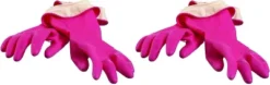 Casabella Premium Waterblock Cleaning Gloves Pink - 2 Pair (4 Gloves) -Household Cleaning Supplies GUEST 7273dcc5 b83c 4035 a34d 27de65ce8958