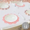 Big Dot Of Happiness Pastel Halloween - Pink Pumpkin Party Round Table Decorations - Paper Chargers - Place Setting For 12 -Household Cleaning Supplies GUEST 72be0459 3225 484a 812b be28bf68d61b