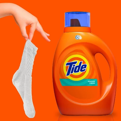 Tide Seaside Fresh HE Compatible Liquid Laundry Detergent - 92 Fl Oz 8 Tide Seaside Fresh HE Compatible Liquid Laundry Detergent - 92 Fl Oz - Image 6