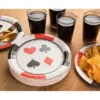 Blue Panda Poker & Casino Card Night Plates - 80 Disposable Dinner Paper Plates 9 X 9 Inches -Household Cleaning Supplies GUEST 77f04793 f460 4422 b7ac d22f5e077c33