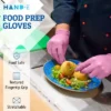 Hand-E Pink Nitrile Gloves, Perfect For Cleaning & Cooking - 100 Pack -Household Cleaning Supplies GUEST 79b5da7a c7df 416f 9641 8cab1e7ce2d0 1