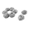 Unique Bargains Metal Scrubbers Kitchen Cleaning Ball Scouring Pads Silver Tone 2.5" X 1" 8 Pcs -Household Cleaning Supplies GUEST 7a64aeff 17c3 4b8f b423 cf3f9017fd4b