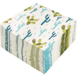 Blue Panda 150 Pack Cactus Disposable Luncheon Paper Napkins 6.5" For Kids Birthday Baby Shower Party Decorations 9 Blue Panda 150 Pack Cactus Disposable Luncheon Paper Napkins 6.5" For Kids Birthday Baby Shower Party Decorations -Household Cleaning Supplies GUEST 7b1fe755 2f9d 446e 8800 51235ebd4eb5