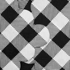 Blue Panda 100 Pack Black Buffalo Check Plaid Scalloped Paper Napkin For Picnic Party Supplies 6.5 X 6.5 In -Household Cleaning Supplies GUEST 7d4e1de2 0c89 497a bd5c 06fd8b70de5b