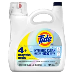 Tide Liquid High Efficiency Hygenic Clean Laundry Detergent - Free & Gentle -Household Cleaning Supplies GUEST 7df310c8 57c0 47db aba6 e8a2d8472d27