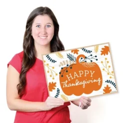 Big Dot Of Happiness Happy Thanksgiving - Party Table Decorations - Fall Harvest Party Placemats - Set Of 16 -Household Cleaning Supplies GUEST 814ce11d 35c2 4591 8910 555383b6be6a