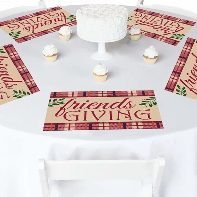 Big Dot Of Happiness Friends Thanksgiving Feast - Party Table Decorations - Friendsgiving Party Placemats - Set Of 16 3 Big Dot Of Happiness Friends Thanksgiving Feast - Party Table Decorations - Friendsgiving Party Placemats - Set Of 16