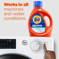 Tide Liquid Oxi + Odor Eliminator Laundry Detergent -Household Cleaning Supplies GUEST 8487eb94 e447 442c 8bf5 d394241d2f49
