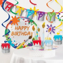 Creative Converting 48ct Art Party Disposable Napkins -Household Cleaning Supplies GUEST 850ba5c3 8634 43f7 8f04 f5283417c2fa