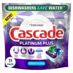 Cascade Fresh Platinum Plus Action Pacs Dishwasher Detergents -Household Cleaning Supplies GUEST 876f5bc6 b116 4a01 8a63 938f86f0bd22