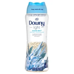 Downy Light Ocean Mist Laundry Scent Booster Beads For Washer With No Heavy Perfumes