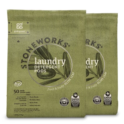 Grab Green Stoneworks Laundry Detergent Pods, Olive Leaf Scent 10 Grab Green Stoneworks Laundry Detergent Pods, Olive Leaf Scent - Image 8