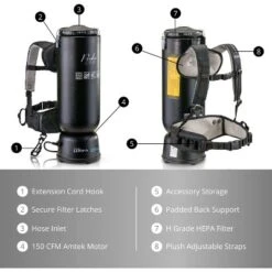 Prolux 10 Quart Powerful Lightweight Backpack Vacuum W/ 1-1/2in Tool Kit And 5 YR Warranty 12 Prolux 10 Quart Powerful Lightweight Backpack Vacuum W/ 1-1/2in Tool Kit And 5 YR Warranty -Household Cleaning Supplies GUEST 8bb1fc31 ba1f 4d7c b62e 023215954df3