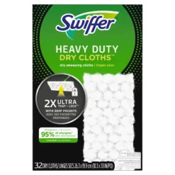 Swiffer Sweeper Heavy Duty Multi-Surface Dry Cloth Refills For Floor Sweeping And Cleaning - Unscented - 32ct -Household Cleaning Supplies GUEST 8c8913ef 903a 44dd 9af7 d6c3b3145c65