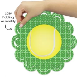 Big Dot Of Happiness You Got Served Tennis - Baby Shower Or Tennis Ball Birthday Party Round Table Decorations - Paper Chargers Place Setting For 12 -Household Cleaning Supplies GUEST 8d35d5ee cbc8 46b3 9fb5 b34329817e10