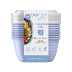 Bentgo Prep Single Compartment Bowl Set - 20pc -Household Cleaning Supplies GUEST 9178d9cf e56f 42bc 9e6c dfd88dfee3c2