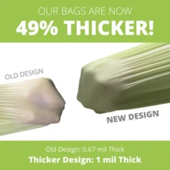 Simply Bio 3 Gal. 1 Mil. Compostable Trash Bags With Drawstring, Heavy-Duty, 50-Count 15 Simply Bio 3 Gal. 1 Mil. Compostable Trash Bags With Drawstring, Heavy-Duty, 50-Count -Household Cleaning Supplies GUEST 92d01581 a09c 46a4 b34e 905f95469f35