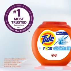 Tide Pods Laundry Detergent - Light -Household Cleaning Supplies GUEST 94ee6a03 bd38 42e1 bc40 c9b49693c1ca