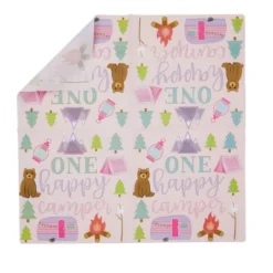 100 Pack One Happy Camper Birthday Napkins For Camping Themed Party Supplies And Decor (2-ply, 6.5 In) -Household Cleaning Supplies GUEST 97bdb52a 5077 45c0 8211 edc072b83361