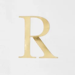 Sparkle And Bash 100 Pack Gold Foil Initial Letter R White Monogrammed Paper Napkins For Wedding Reception, Table Decorations, 4 X 8 In 13 Sparkle And Bash 100 Pack Gold Foil Initial Letter R White Monogrammed Paper Napkins For Wedding Reception, Table Decorations, 4 X 8 In -Household Cleaning Supplies GUEST 9c8005ed 5540 466f 927b c98bcc534df8