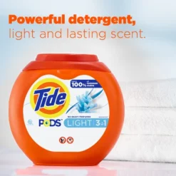 Tide Pods Laundry Detergent - Light -Household Cleaning Supplies GUEST 9ebbef95 89bc 4466 b39f a48b4e7bb65d