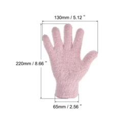 Unique Bargains Dusting Cleaning Gloves Microfiber Mittens For Plant Lamp Window