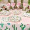 Sparkle And Bash 80Pcs Cactus Theme Disposable Paper Plates 9" For Birthday Cinco De Mayo Party -Household Cleaning Supplies GUEST a28d5b6c 9e19 4e6e b443 a5ea66d6fbfe