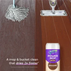 Swiffer Power Mop Wood Mopping Pad Refills For Floor Cleaning -Household Cleaning Supplies GUEST a2e37e56 be5f 4ae2 b5e5 3f908af90fbb