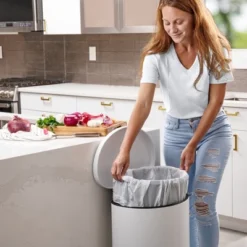 Plasticplace Simplehuman®* Code N Compatible Trash Bags 12-13 Gallon / 45-50 Liter 22.75"" X 31.5"" (200 Count) -Household Cleaning Supplies GUEST a7255ef9 72dd 4fad 8038 5cd7012a7b72 1