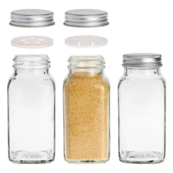 Talented Kitchen Talented Kitchen 14 Pcs Large 6 Oz Glass Spice Jars With Labels And Shakers Lids, 269 Preprinted Stickers In 2 Styles -Household Cleaning Supplies GUEST a7968161 d9eb 4855 9784 dbb22da01f92
