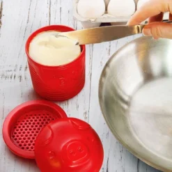 Talisman Designs Silicone Bacon Bin XL Grease Container, 2 Cup, Set Of 1, Red -Household Cleaning Supplies GUEST aabafdfb 0d72 4698 ac17 716efe8bbcec