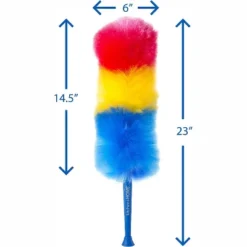 Kitchen + Home Rainbow Static Duster - 23" Electrostatic Feather Duster -Household Cleaning Supplies GUEST ab6e3385 3bb6 4862 8cf4 7585b8efc016