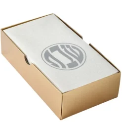 Linen Feel Disposable Monogrammed Guest Towels, European Made, Shabbos Monogram, 24 PC